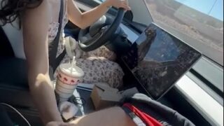 Jameliz aka Jellybeanbrains Video Sex Tape Cumshot On Car